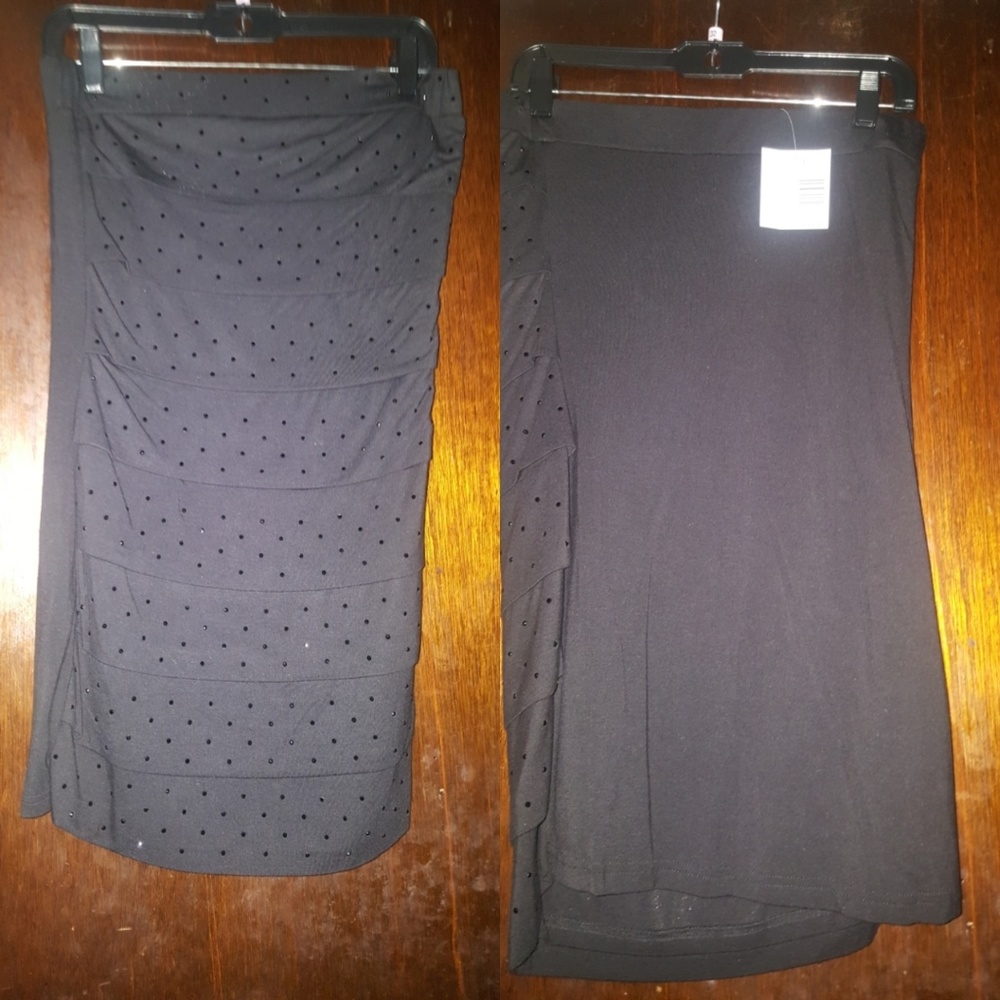 Black G By Guess Tube Top Dress Size L NWT